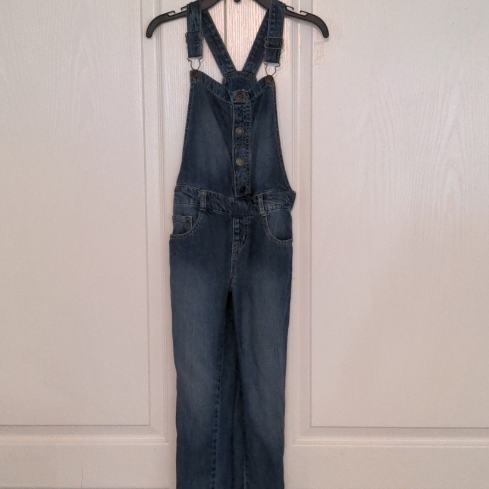 Girls denim overalls size 7/8